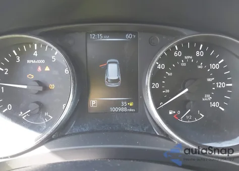 2017 Nissan Rogue Sv z USA, uszkodzony, nr VIN KNMAT2MT6HP592258